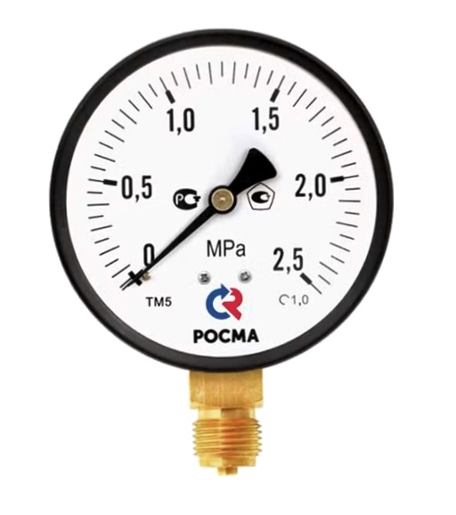 Манометр Росма ТМ-510Р.00 0-4 МПа 100 мм G1/2 Манометр Росма ТМ-510Р.00 0-4 МПа 100 мм G1/2