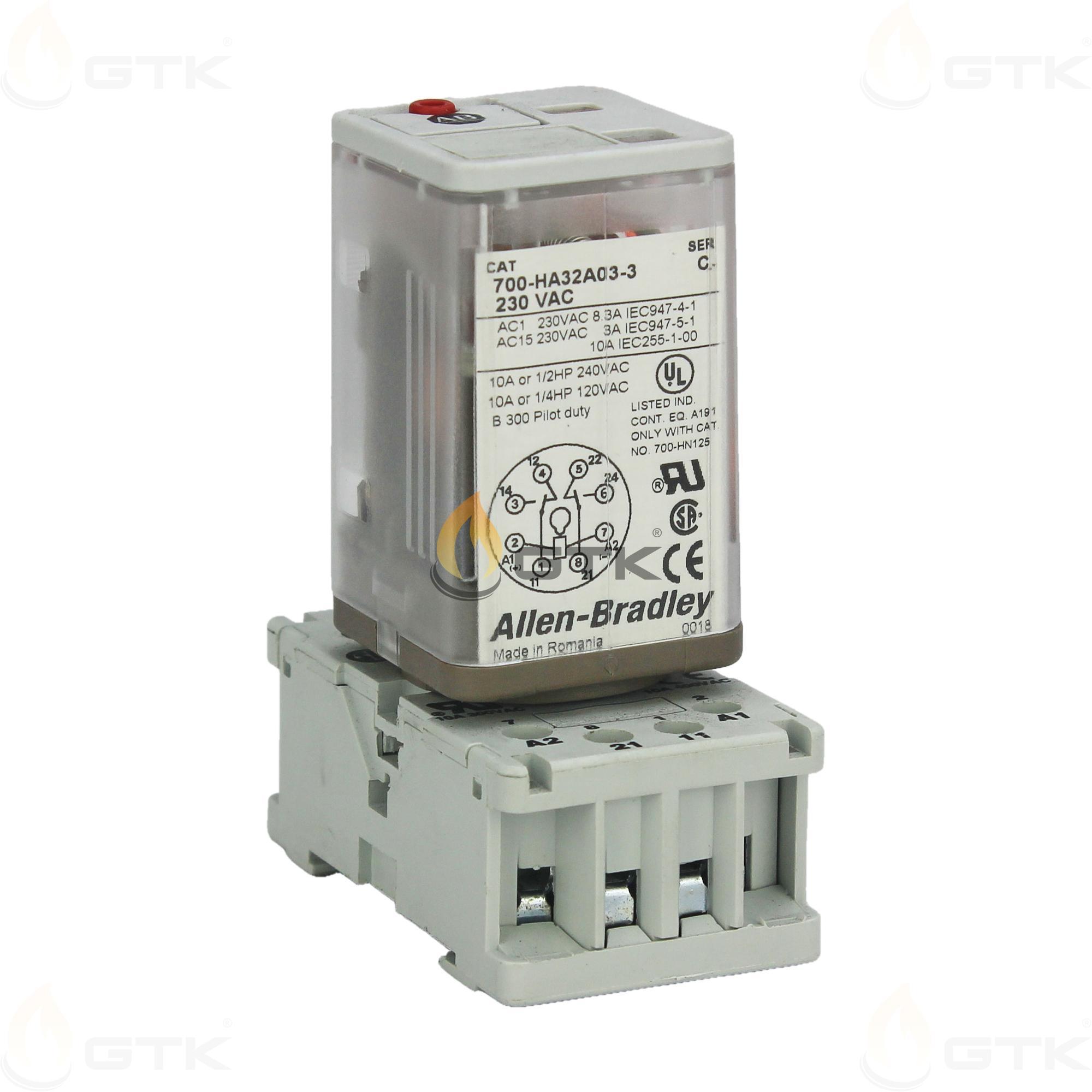 Реле Allen-Bradley 700-HA32A03-3 Реле Allen-Bradley 700-HA32A03-3