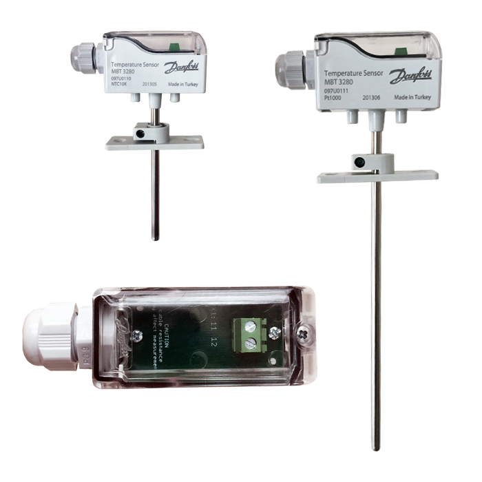 Датчик температуры канальный Danfoss MBT3280  NTC10K (Арт. 097U0110)