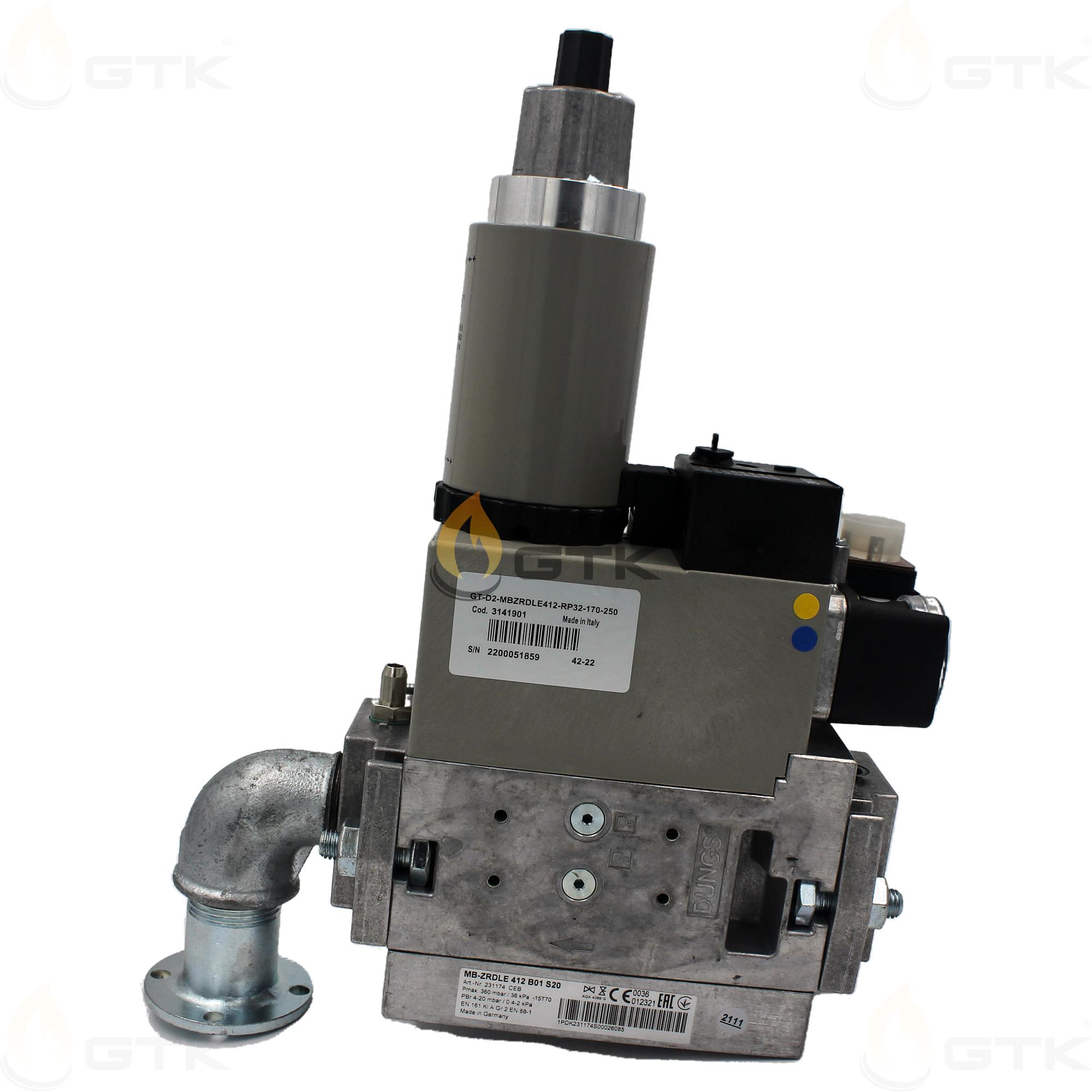 Газовая рампа Ecoflam GT-D2-MBZRDLE412-RP32-170-250, арт: 3141901