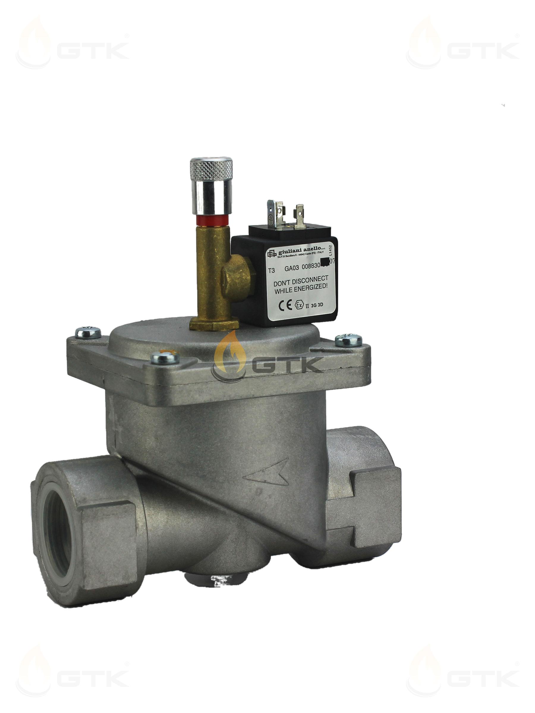 Газовый электромагнитный клапан Giuliani Anello MSV114, 010.0083.001