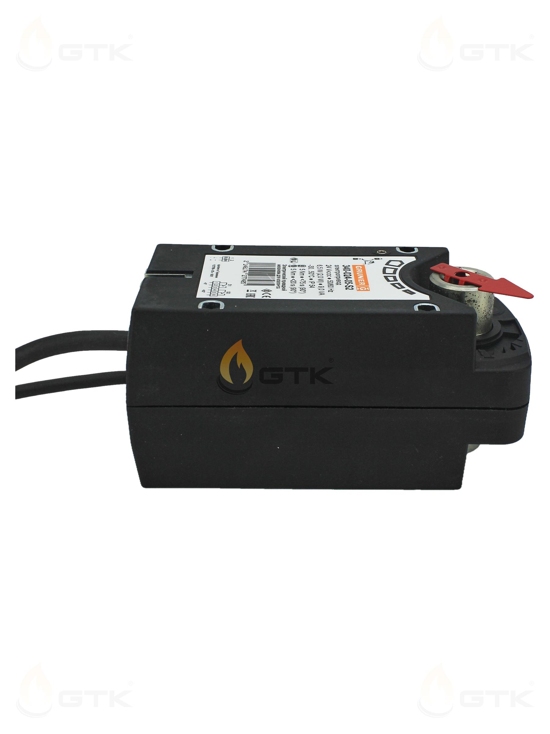 Электропривод Gruner 24В 5Нм IP54, 340-024-05-S2/8F12