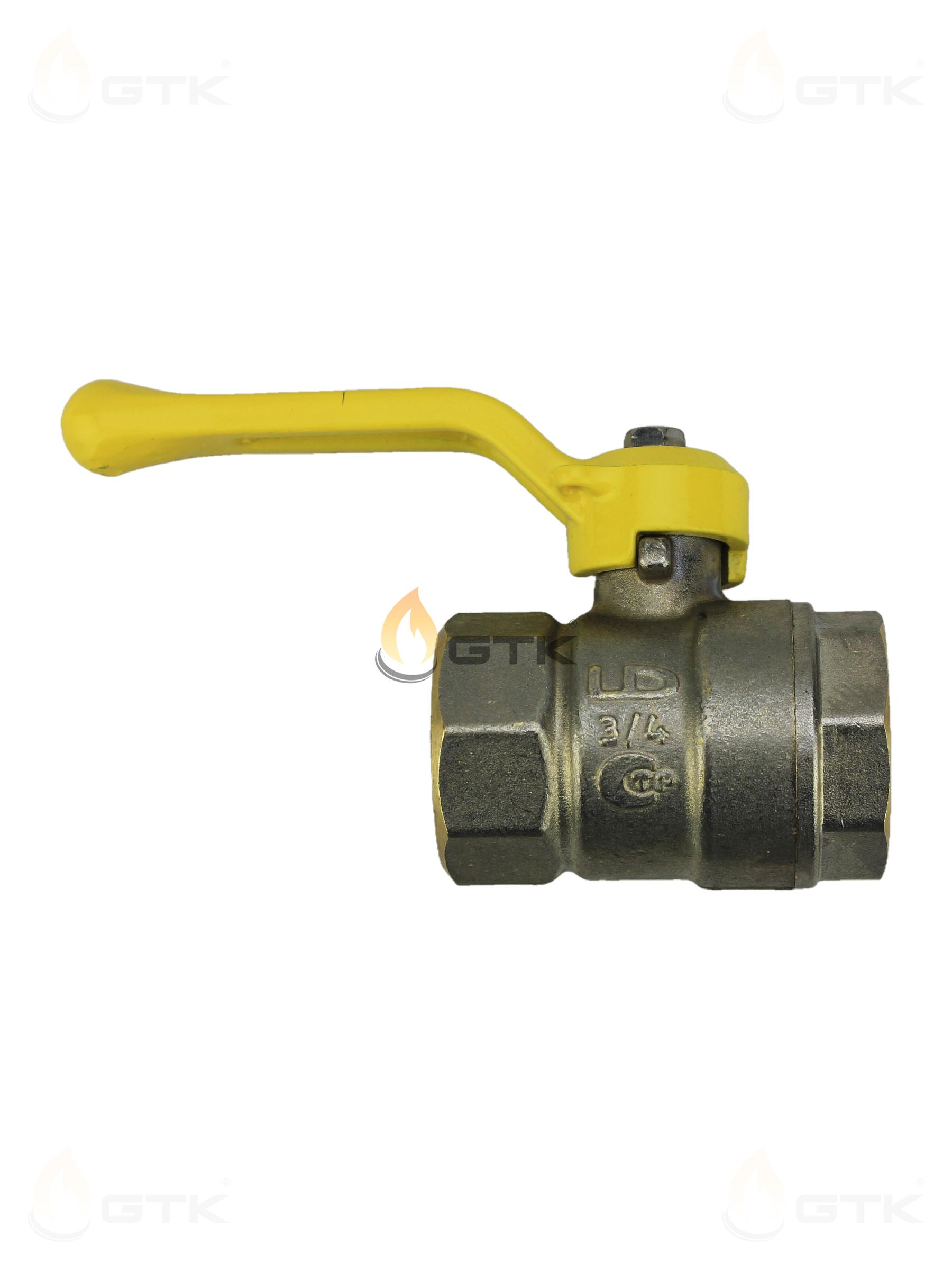 Шаровой кран LD 47.20.В-В.Р.GAS латунный 3/4