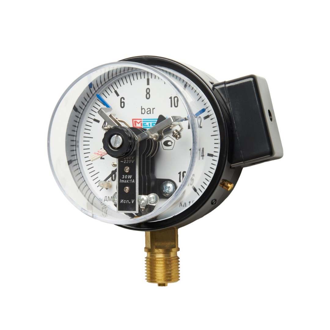 Манометр с поверкой МЕТЕР ДМ 03-V-100-1-M 0-25 кгс/см2 М20х1.5, 08277