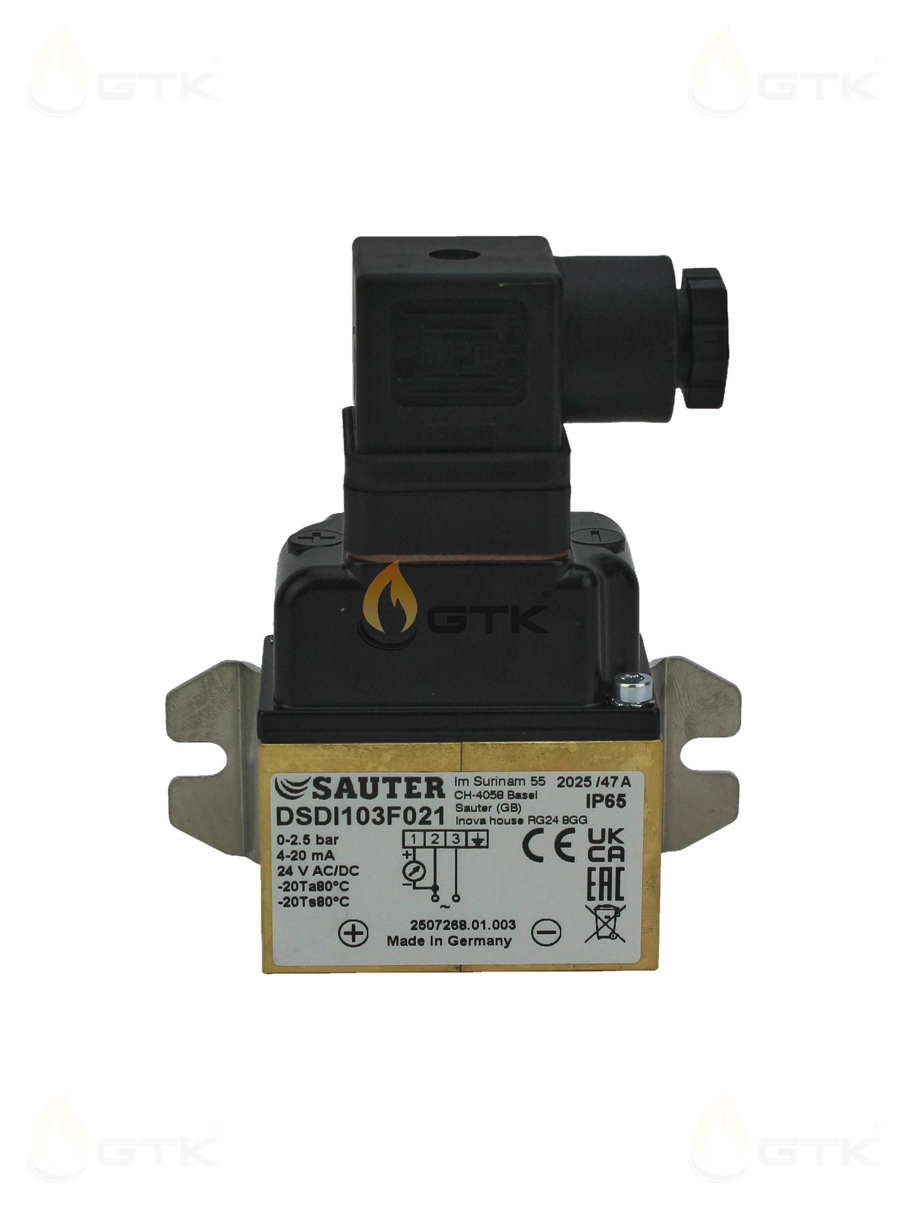 Преобразователь перепада давления Sauter 24В 4-20мА 0-2.5, DSDI103F021