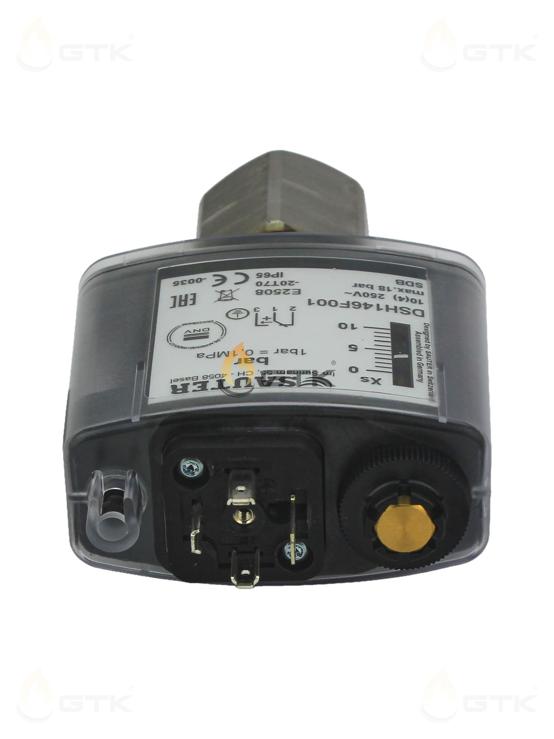 Ограничитель верхнего давления (прессостат) Sauter DSH146F001