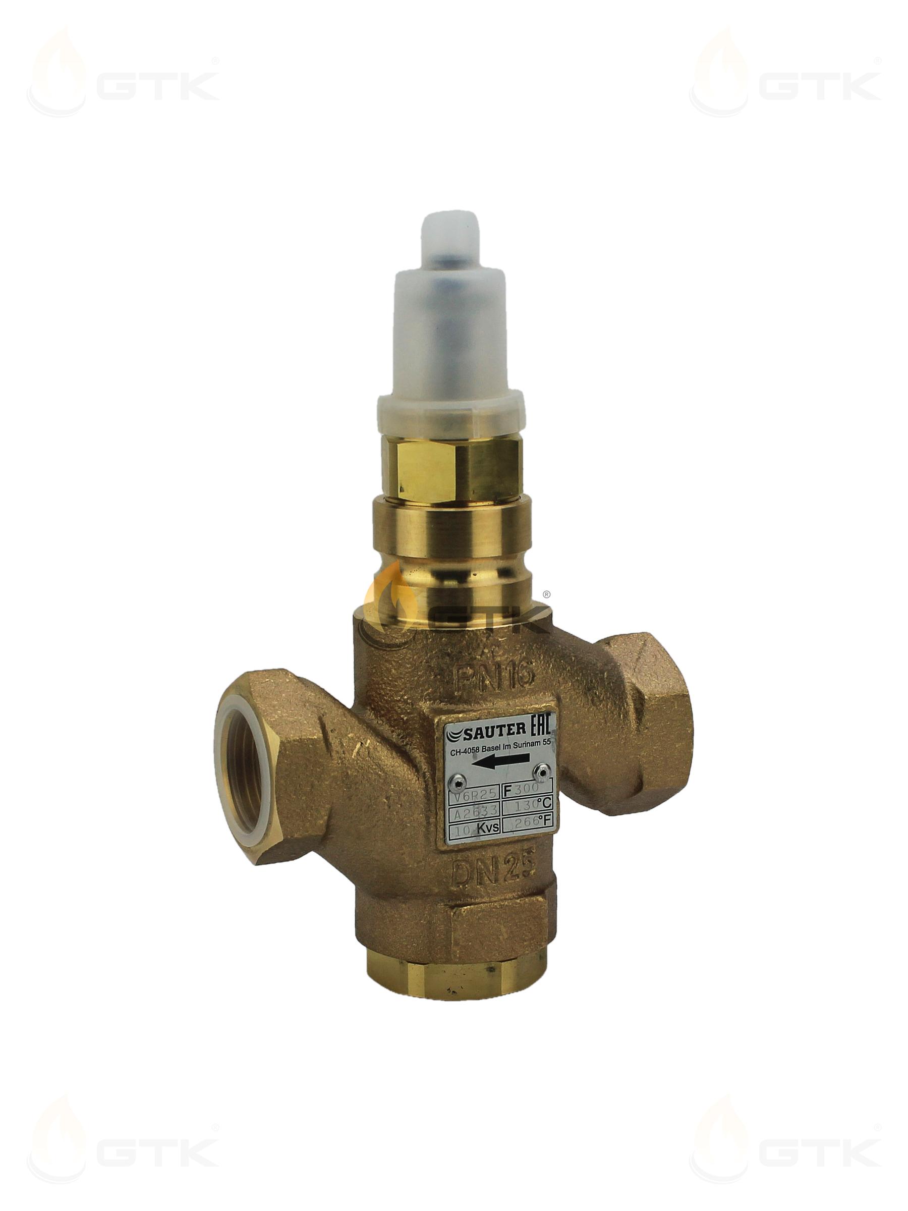Kлапан Sauter Myфтовый PN16 DN25 Kvs10, V6R25F300