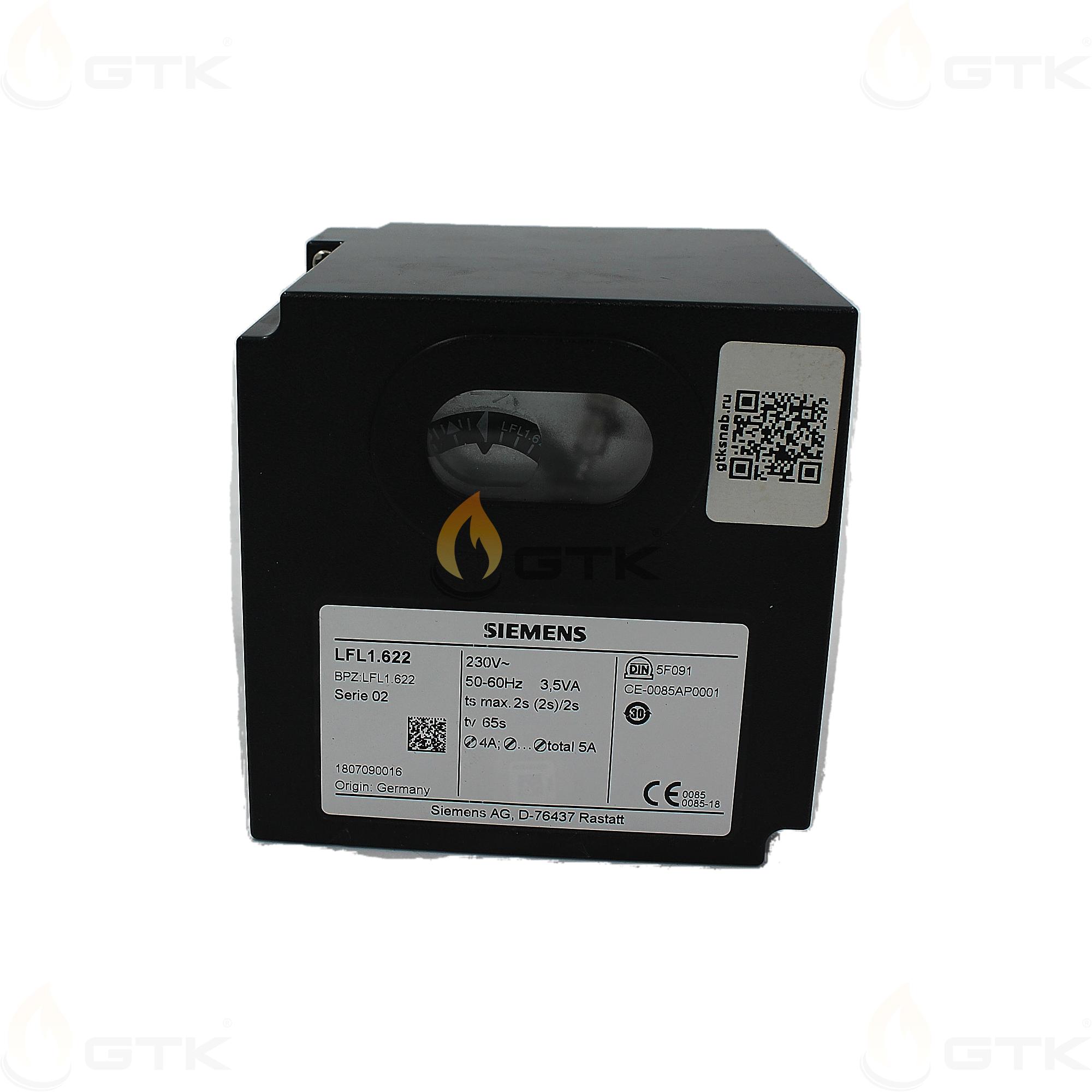 Автомат горения Siemens LFL1.622, арт: BPZ:LFL1.622