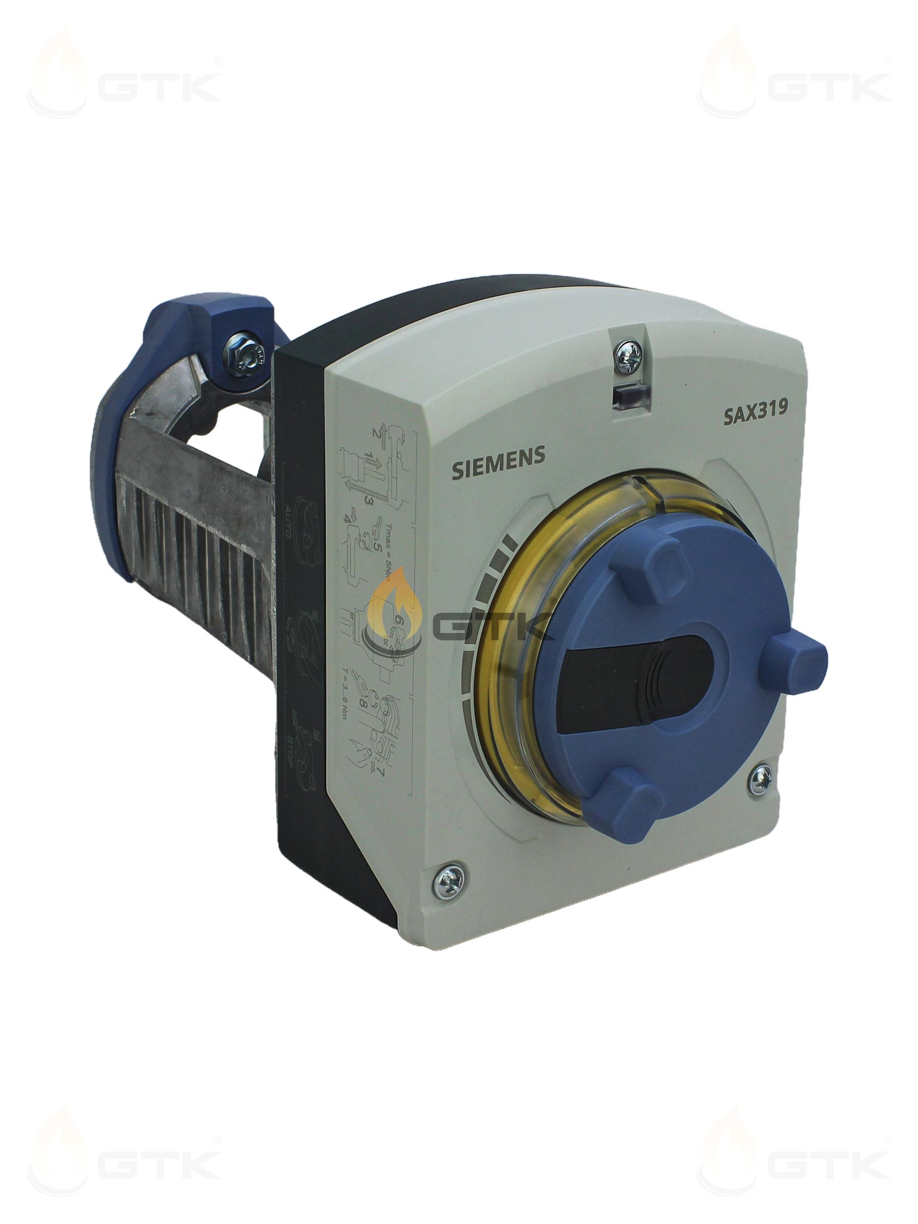 Электропривод для клапана Siemens SAX319.00 800Нм 230В, S55150-A105-A900