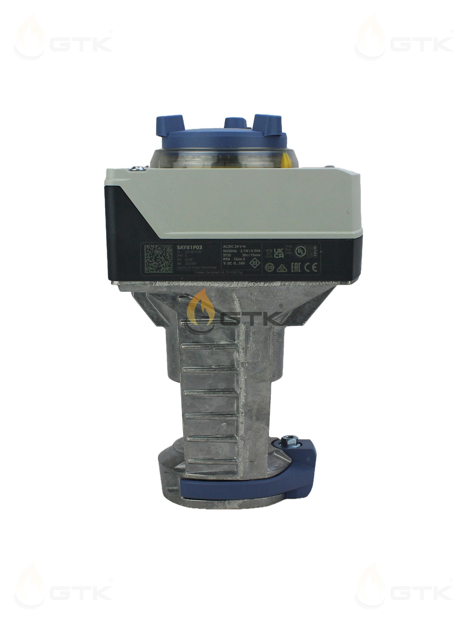 Электропривод Siemens SAY61P03 200Н AC/DC 24В 15мм 30 сек., S55150-A133
