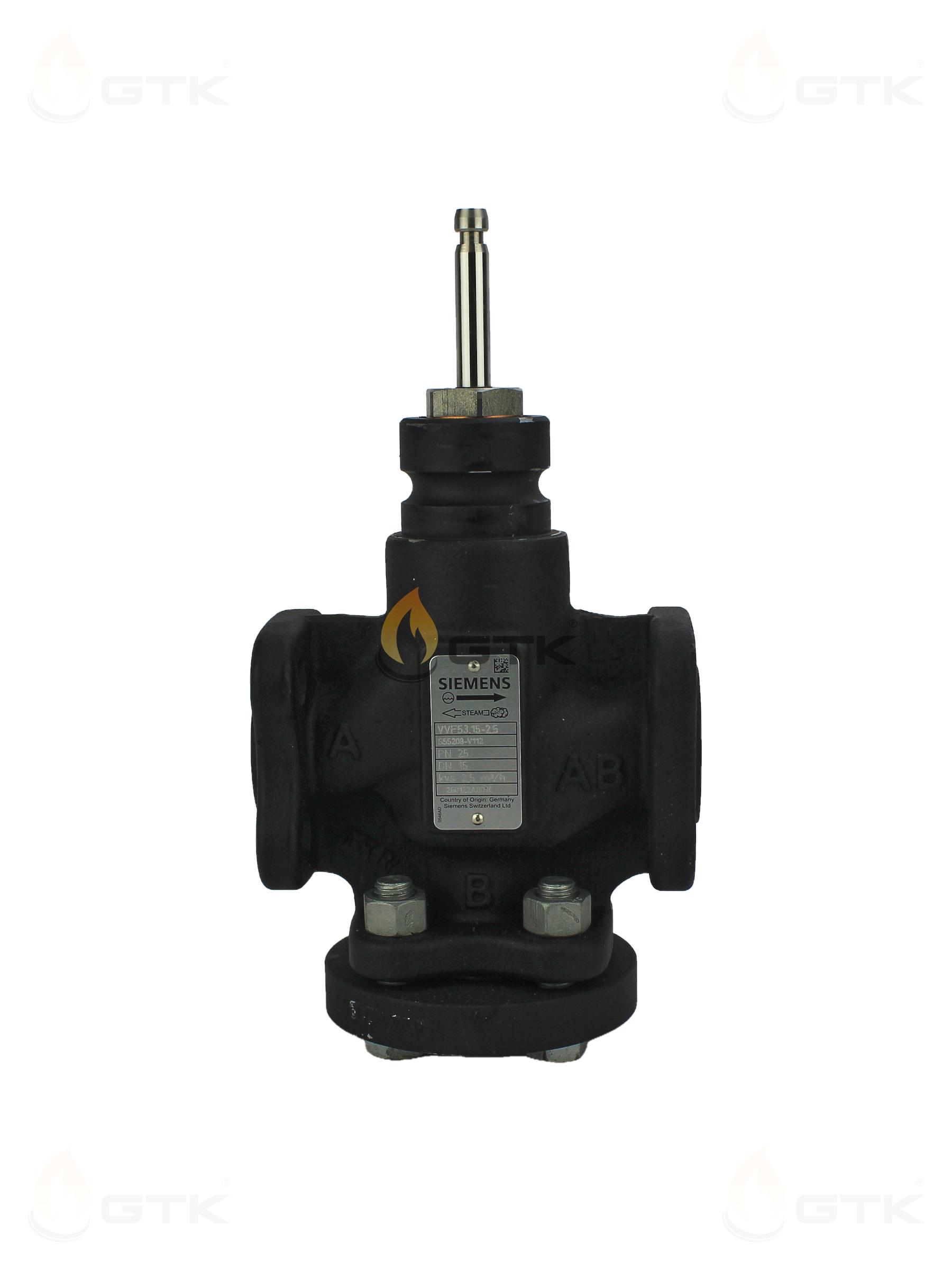 Регулирующий клапан Siemens VVF53.15-2.5 PN25 Kvs 2.5 DN15, S55208-V112