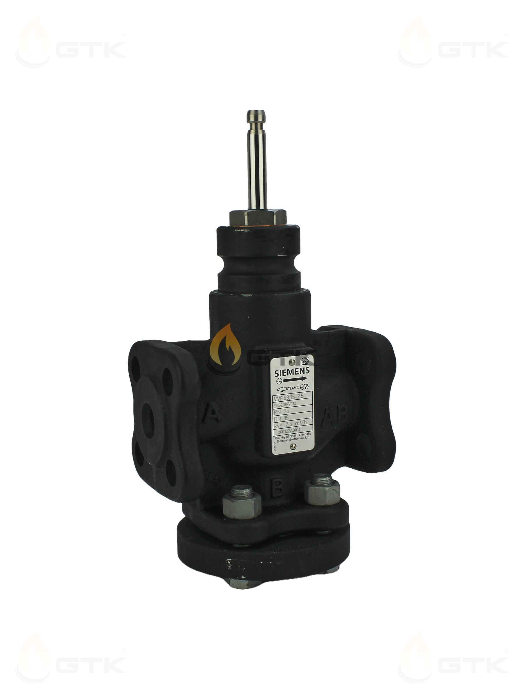 Регулирующий клапан Siemens VVF53.15-2.5 PN25 Kvs 2.5 DN15, S55208-V112