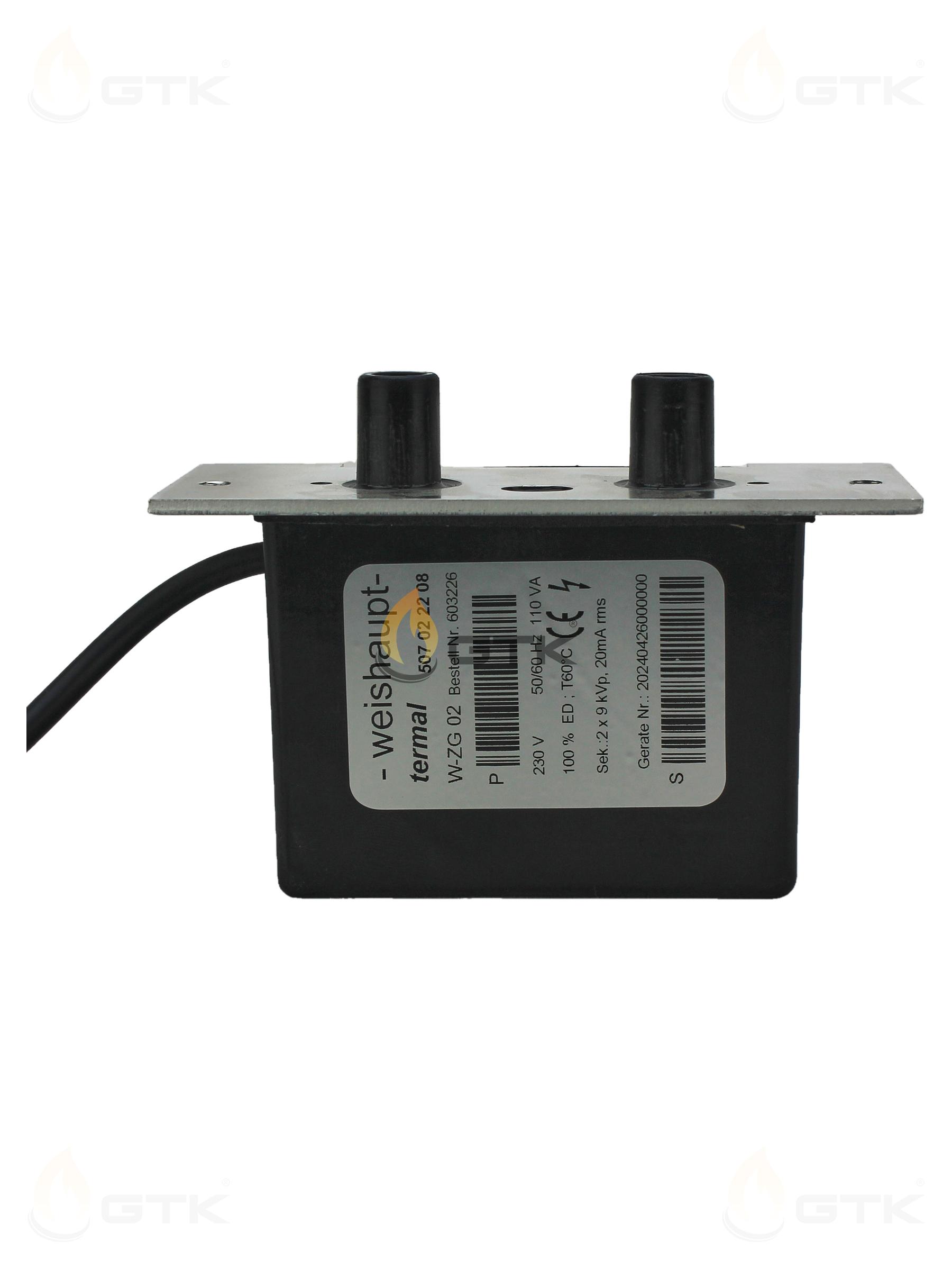 Трансформатор розжига Weishaupt W-ZG 02/V для W-FM,  21770411052