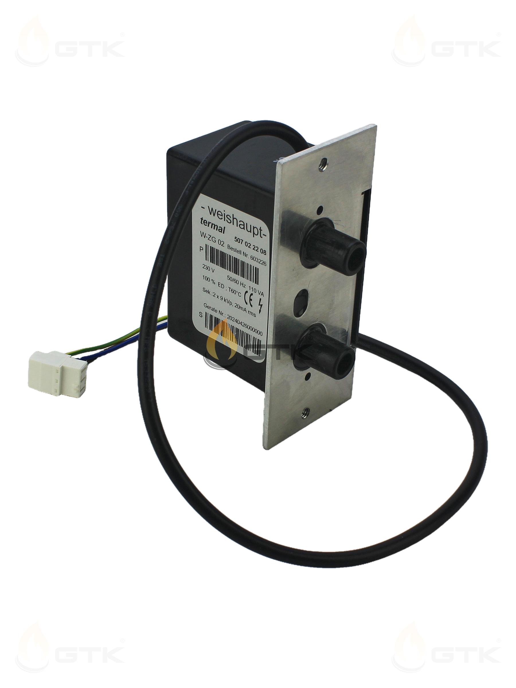 Трансформатор розжига Weishaupt W-ZG 02/V для W-FM,  21770411052