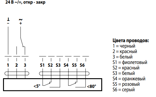 Схемы для Привод Belimo BEN230, 15 Нм